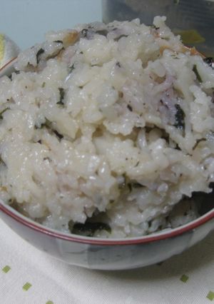 梅大根ワカメの炊き込みご飯~白滝入り～-レシピのメイン写真