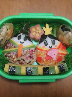キャラ弁 ひなまつり-レシピのメイン写真