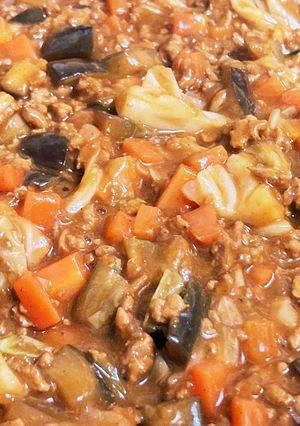 なんでも適当野菜キーマカレー-レシピのメイン写真