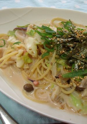 イカの塩辛パスタ-レシピのメイン写真