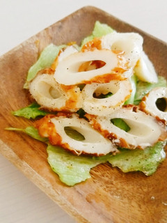 簡単!シャキ旨ちくわレタス-レシピのメイン写真