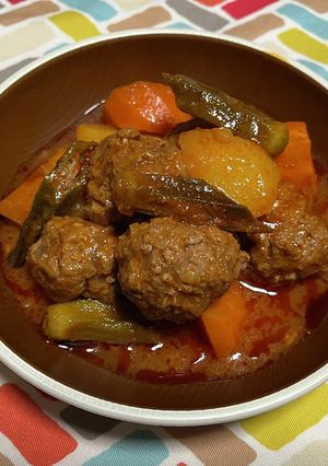 超簡単☆タバスコケチャップ肉だんご煮♪♪-レシピのメイン写真