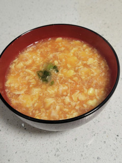トマト酸辣湯 (トマトと卵の中華スープ)-レシピのメイン写真