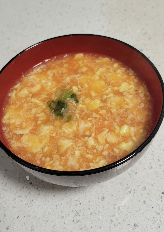 トマト酸辣湯 (トマトと卵の中華スープ)-レシピのメイン写真