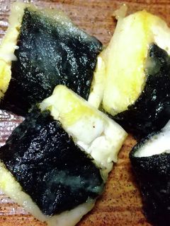 玉ねぎ入り豆腐海苔巻焼き-レシピのメイン写真