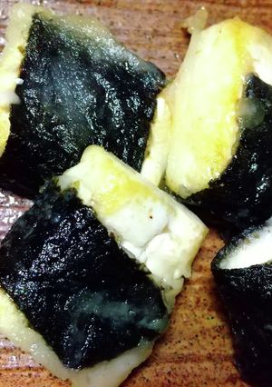 玉ねぎ入り豆腐海苔巻焼き-レシピのメイン写真