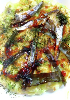だし取り煮干しお好み焼き-レシピのメイン写真