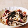さつま芋と舞茸の白だしうどん★夜食ランチ