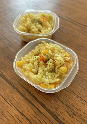 炊飯器でカレーピラフ #幼児食 #離乳食-レシピのメイン写真