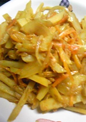 じゃがいもとツナのカレー炒め-レシピのメイン写真