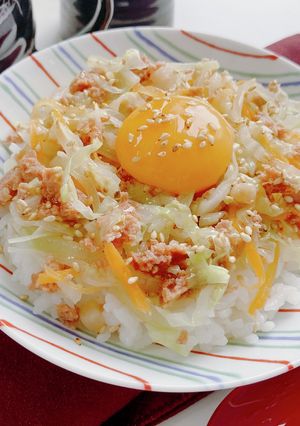 クッキングハッシュの即席丼-レシピのメイン写真