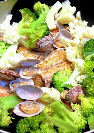 野菜が美味しいアクアパッツァ-レシピのメイン写真