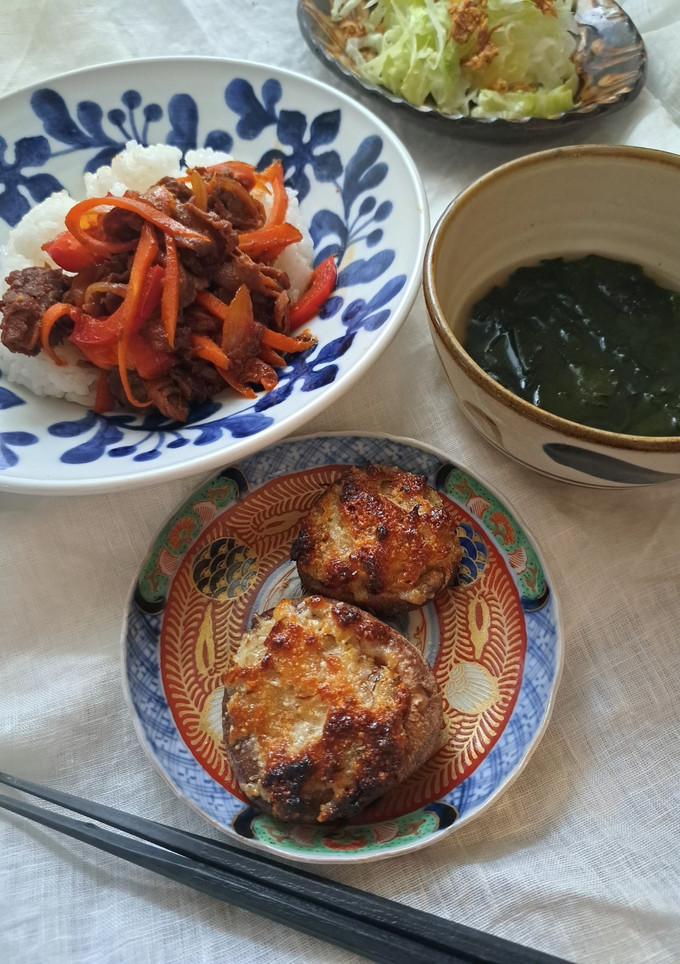 しいたけのマヨチー焼き-レシピのメイン写真