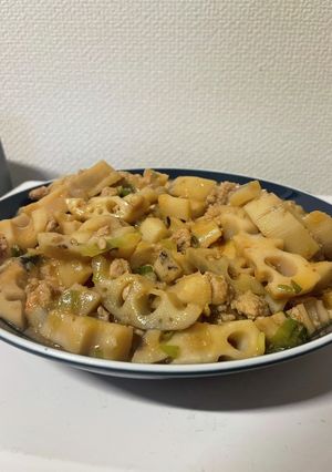 麻婆蓮根-レシピのメイン写真