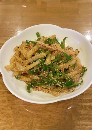 ピーマン&じゃがいもの明太マヨ炒め-レシピのメイン写真