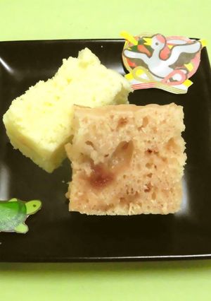 紅白蒸しパン♡-レシピのメイン写真