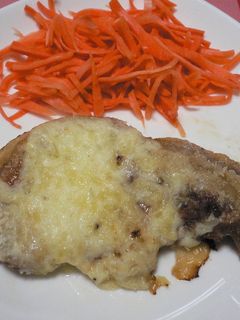 オーブンで簡単♪豚肉のホワイトソース焼き-レシピのメイン写真
