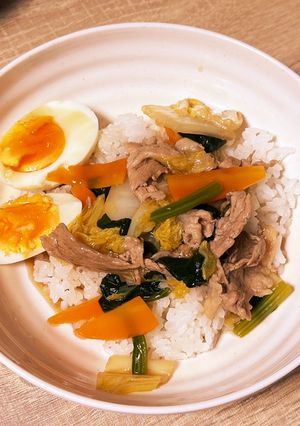 冷蔵庫にある材料で！簡単中華丼-レシピのメイン写真