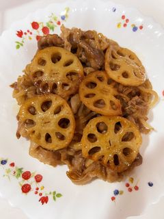 豚こまれんこん炒め-レシピのメイン写真