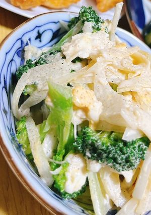簡単タルタルブロッコリーサラダ-レシピのメイン写真