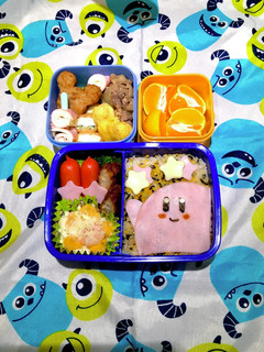 超簡単キャラ弁 星のカービィ☆-レシピのメイン写真