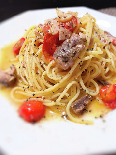 サバ缶とビネガーのパスタ-レシピのメイン写真