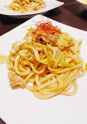 白味噌が決め手の焼きうどん-レシピのメイン写真