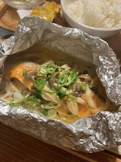 鮭の味噌マヨホイル焼き-レシピのメイン写真