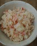 ずわい蟹と桜海老の炊き込みご飯