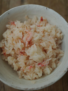 ずわい蟹と桜海老の炊き込みご飯-レシピのメイン写真