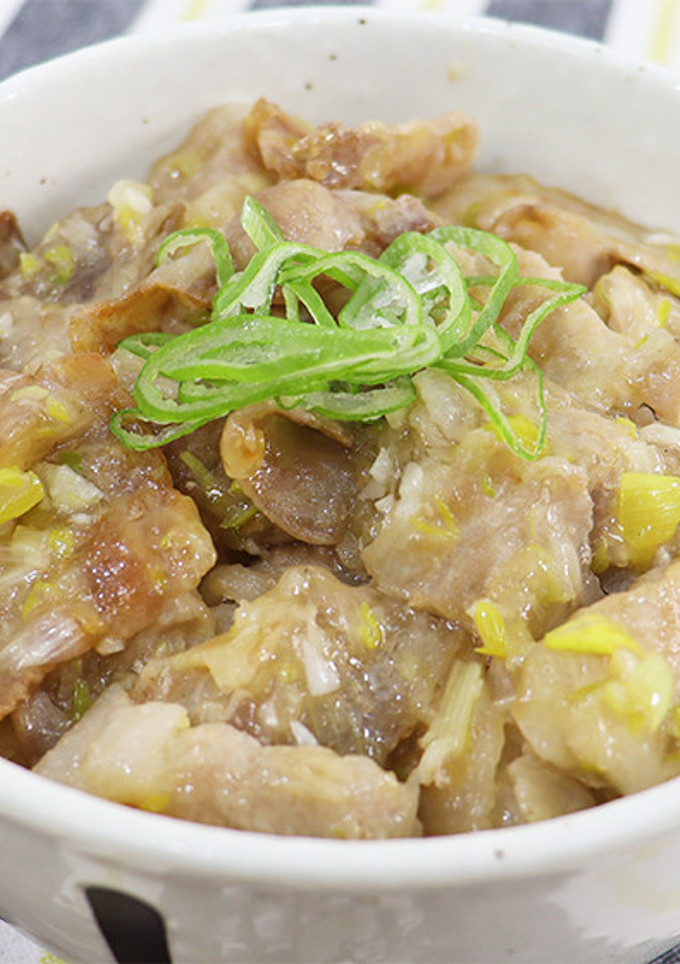 おかわり確定！ネギ塩豚丼-レシピのメイン写真