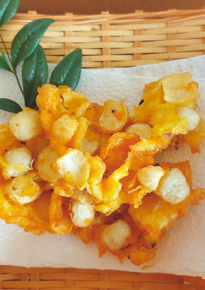 食感と甘みを堪能♪ゆり根のかき揚げ-レシピのメイン写真