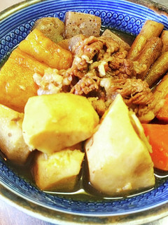 根菜が美味しい 牛肉ゴボウ里芋の煮物-レシピのメイン写真