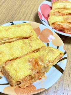 キムチの卵焼き-レシピのメイン写真