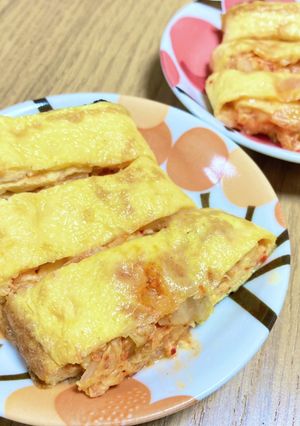 キムチの卵焼き-レシピのメイン写真