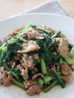豚とカブの葉の和風カレー炒め-レシピのメイン写真