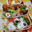 ニコニコお弁当♪スヌーピーと海老フライ