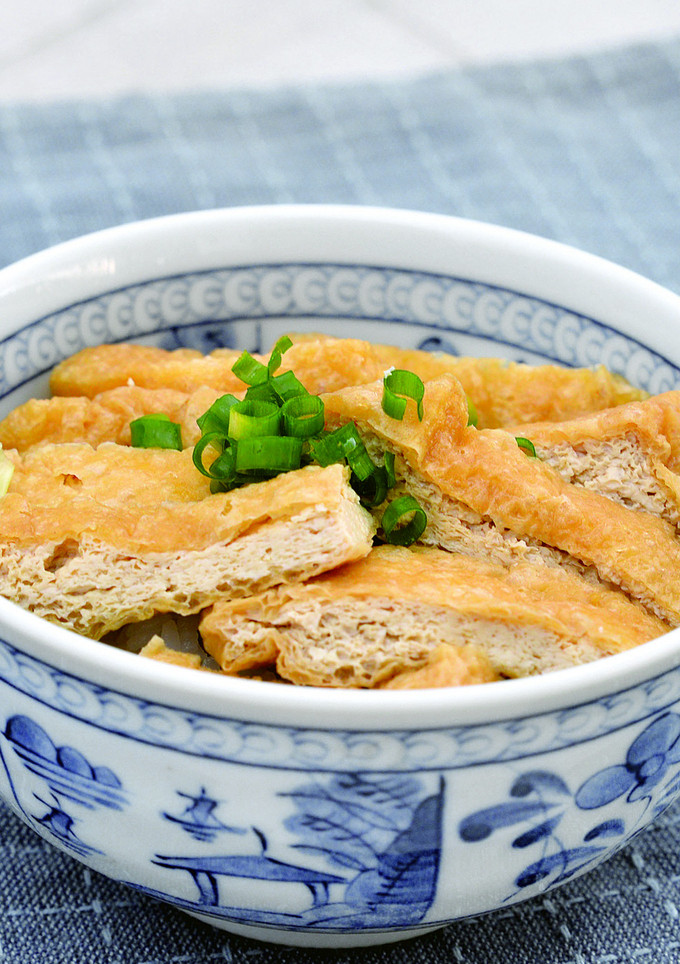 大判油揚げのきつね丼-レシピのメイン写真