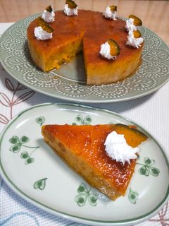 大きなかぼちゃプリン-レシピのメイン写真