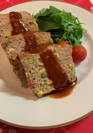 豆腐入りミートローフ-レシピのメイン写真
