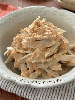 ☆ツナマヨごぼうサラダ☆-レシピのメイン写真