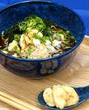 『ふんわりごぼう天』たっぷり！たぬき蕎麦