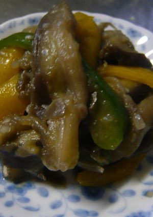 ノンオイル茄子の味噌炒め-レシピのメイン写真