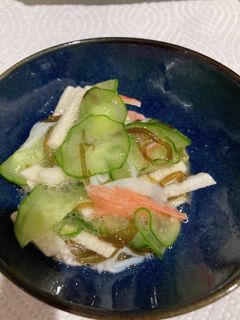 長芋ともずくの酢の物-レシピのメイン写真