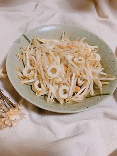レンジで簡単♡もやしとちくわのナムル♡-レシピのメイン写真