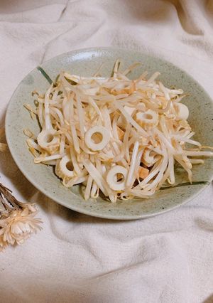 レンジで簡単♡もやしとちくわのナムル♡-レシピのメイン写真