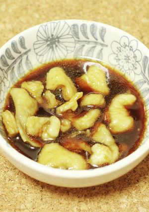 鶏皮の甘辛煮-レシピのメイン写真