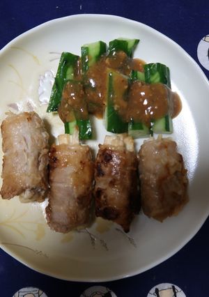 マコモタケの豚肉巻き-レシピのメイン写真