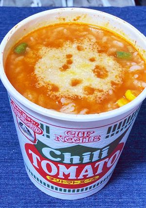 チリトマトヌードル タバスコ風味リゾット-レシピのメイン写真