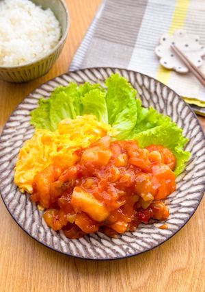 シーフードミックスで◎エビチリ-レシピのメイン写真